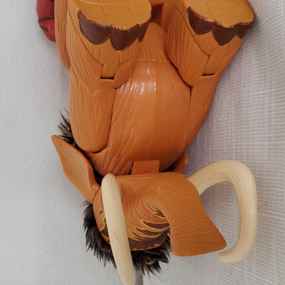 Vintage 2005 Roaring Woolly Mammoth With Cart - Picture 11 of 12